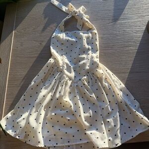 Adorable Polka Dot Halter Dress